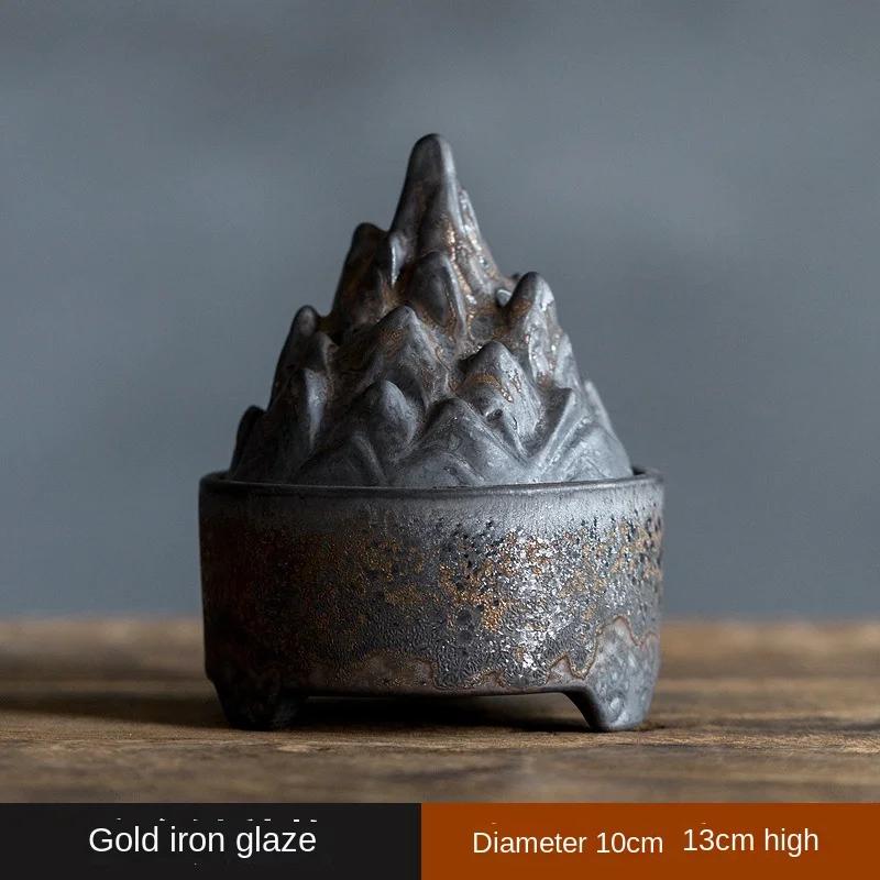 Vintage Ceramic Wire Incense Burner Home Indoor Zen Incense Burner Agarwood Sandalwood Burner Tibetan Incense Holder