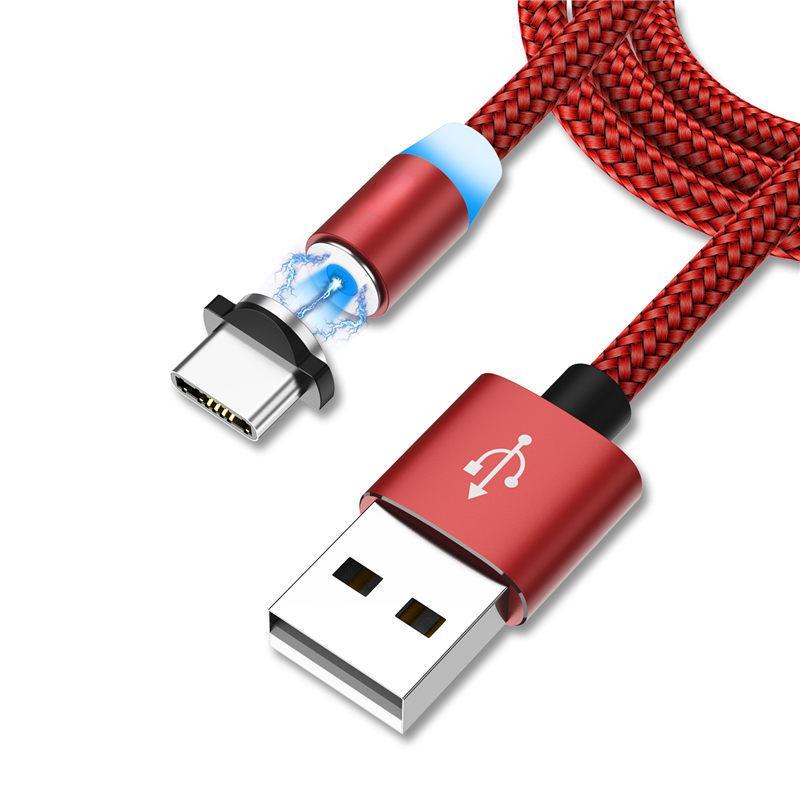 Magnetický nabíjecí magnetický datový kabel 3 v 1, nabíjecí kabel s jedním a třemi tahy