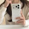 Gold-Plated Epoxy White Stars Anti-Fall Phone Case for iPhone 14/13/ProMax
