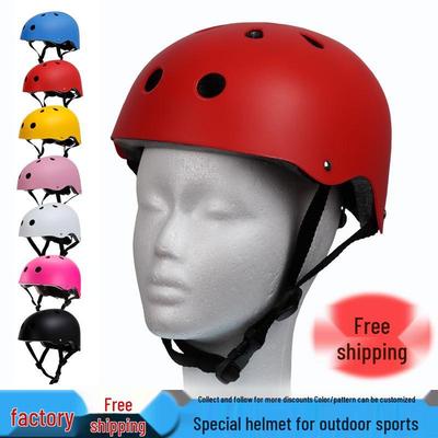 Casco di sicurezza regolabile per bambini e adulti: Ideale per Skateboarding, Pattinaggio a rotelle, Ciclismo e Bicicletta senza pedali