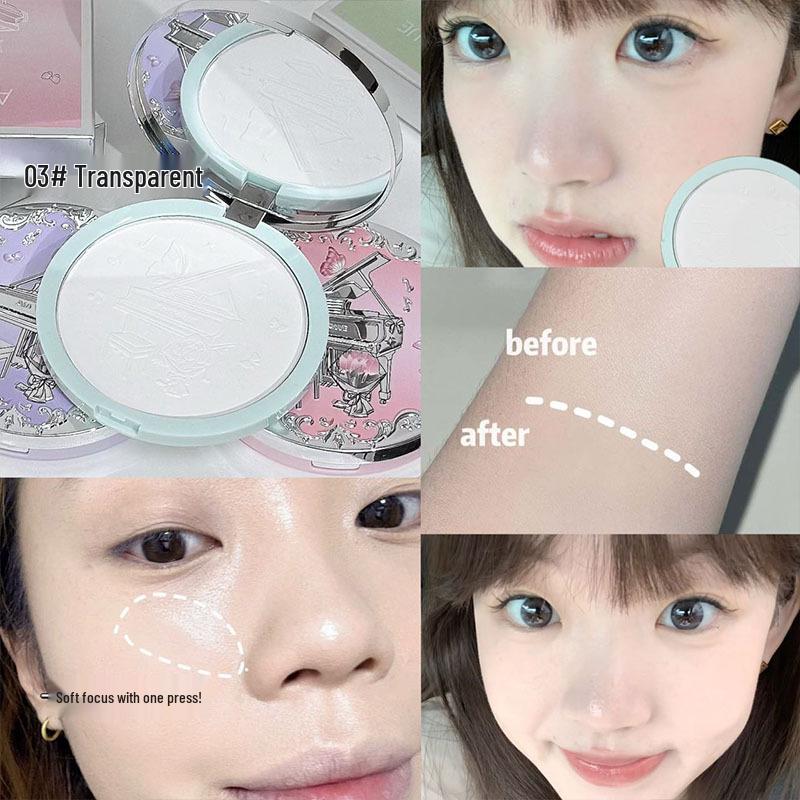 Qinyin Die Meng Soft Gauze Whitening Loose Powder - Translucent Matte Finish