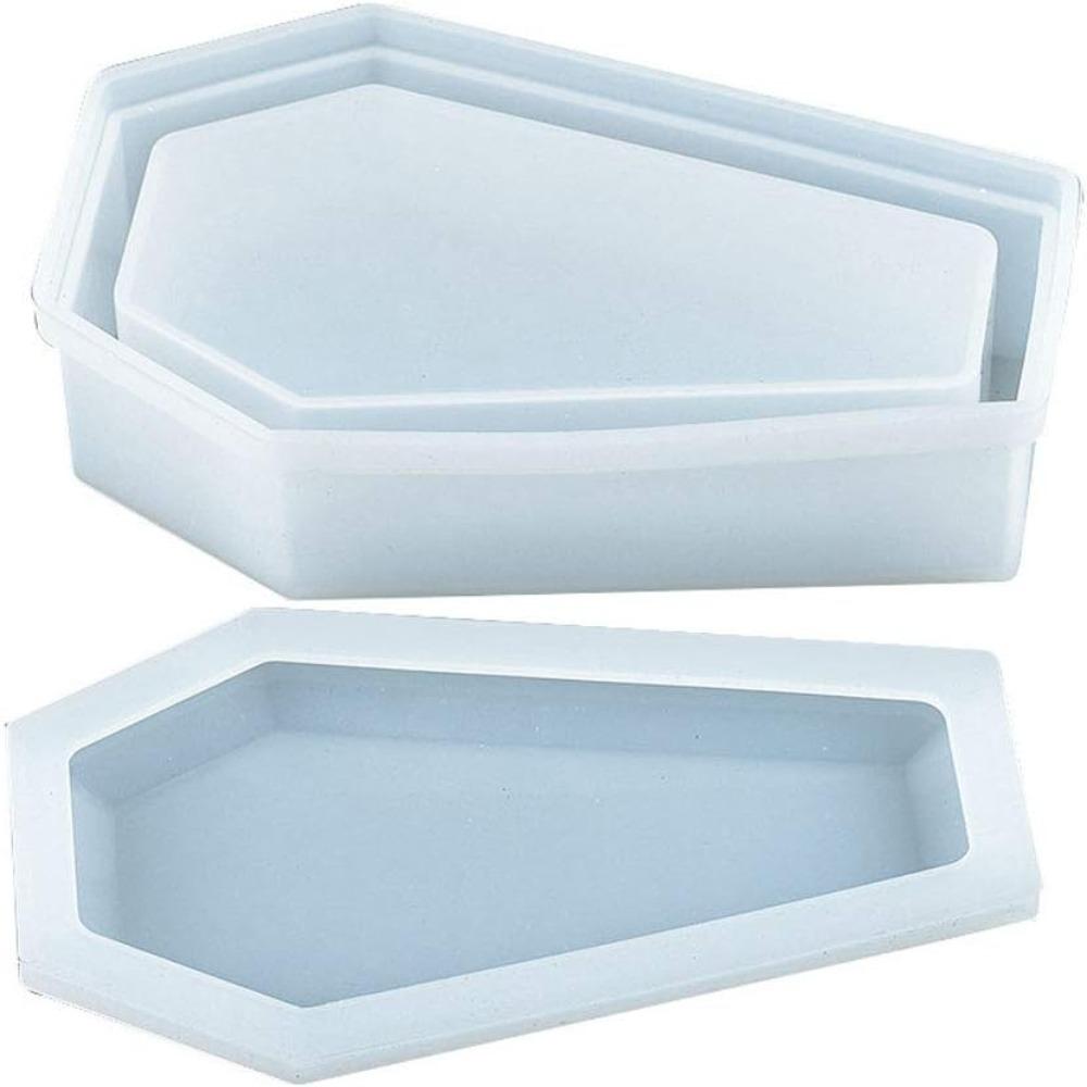 

Coffin Shape Resin Mold Crystal DIY Epoxy Crafts