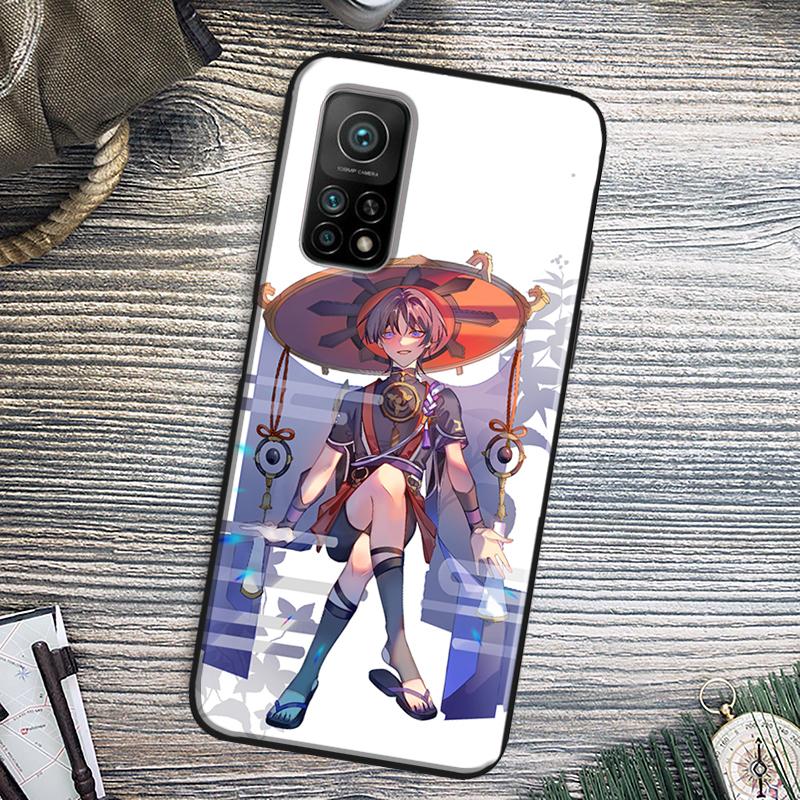 Scaramouche Genshin Impact Hülle Für Xiaomi 13 11T 12T Pro 12 Lite 12X Cover Für POCO X3 X4 X5 F5 Pro F4 GT C40 M5s F3