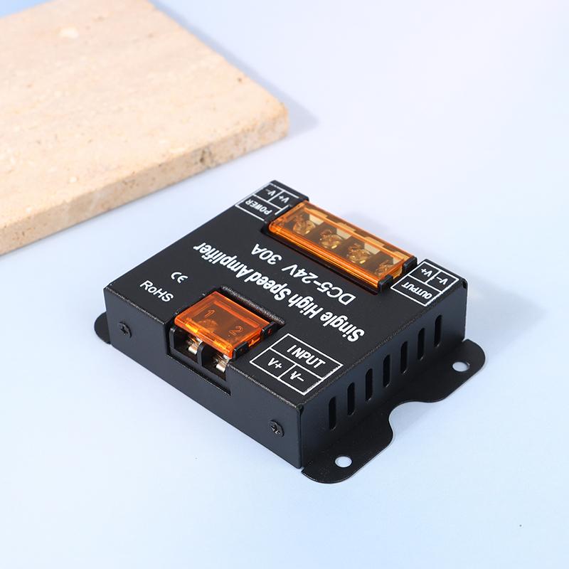 Led 30A/Ch 360W Dc5-24V Ip20 Single Color High Speed Alplifier Led Single Color Amplifier Repeater For Light Strip