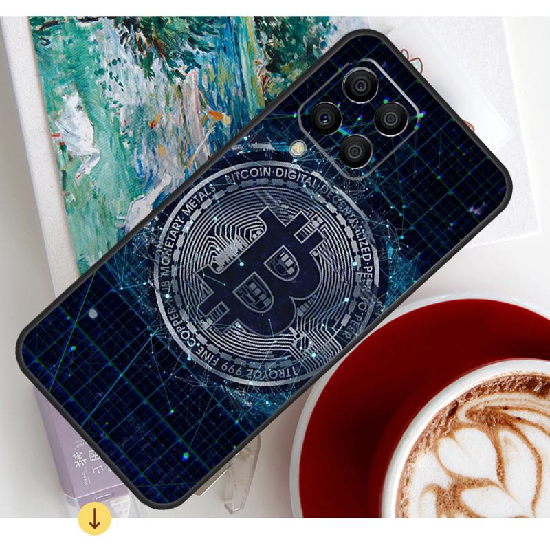 Bitcoins Coin Case For Samsung Galaxy M15 M21 M31 M55 M56 M36 M16 M06 M13 M33 M53 M12 M32 M52 M14 M34 M54