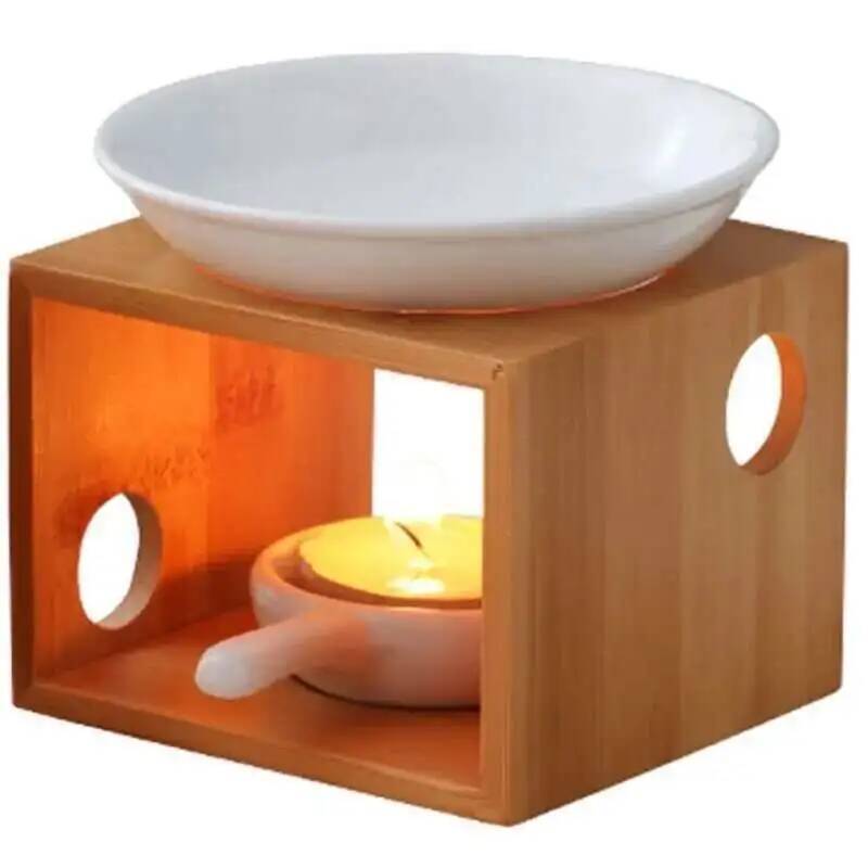 European Oil Furnace Aroma Burner Mosaic Colorful Candle Holder Candlestick Vase Romantic Crafts Gifts Home Decoration