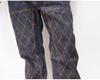 Kojima Jeans KOJIMA GENES 13oz Diamond Stitch Double Knee Straight Stretch Jeans Denim Made in One Pants, Japan, Men's, Wash, RNB-107, Indigo-38