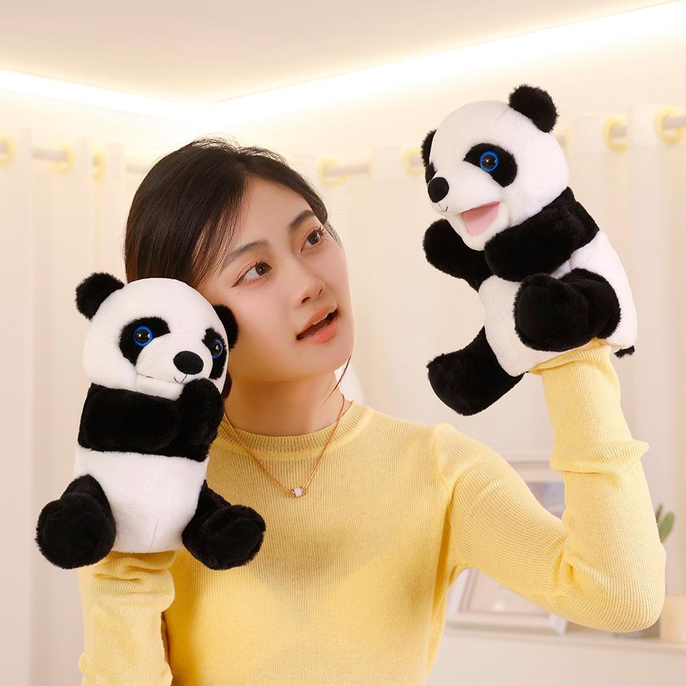 Cute National Treasure Red Panda Hand Doll Children Plush Toy Doll Doll Girls Holiday Gifts