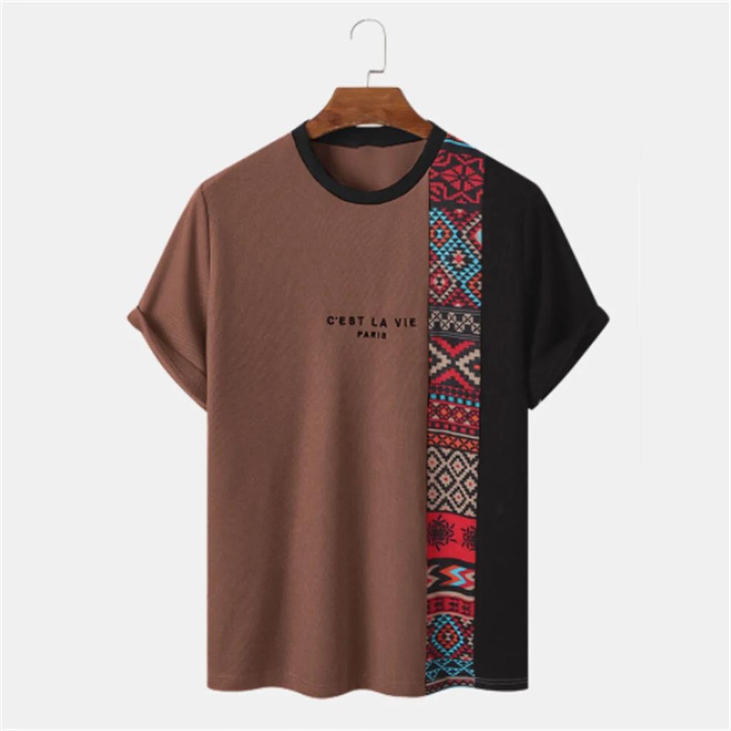 T-shirt da uomo T-shirt sportive per uomo Abbigliamento Top estivi Stampati in 3D Manica corta Outdoor Casual Oversize Maglietta da corsa per uomo