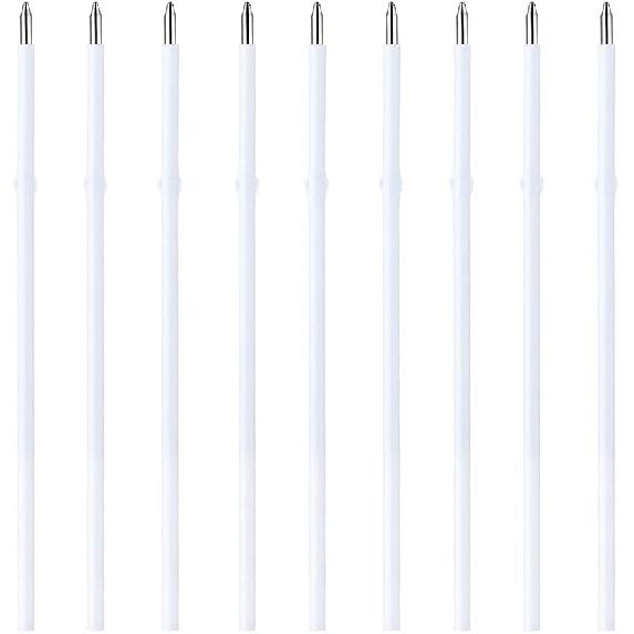 30 pcs 0.7mm Black Color Replaceable Ballpoint Pen Refill School Office Supplies(4.2 inch)
