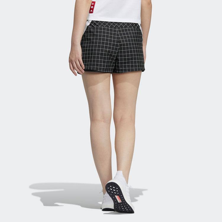 Adidas W Spo Shorts Color Block Sports Style Shorts Women Shorts Black GM0687