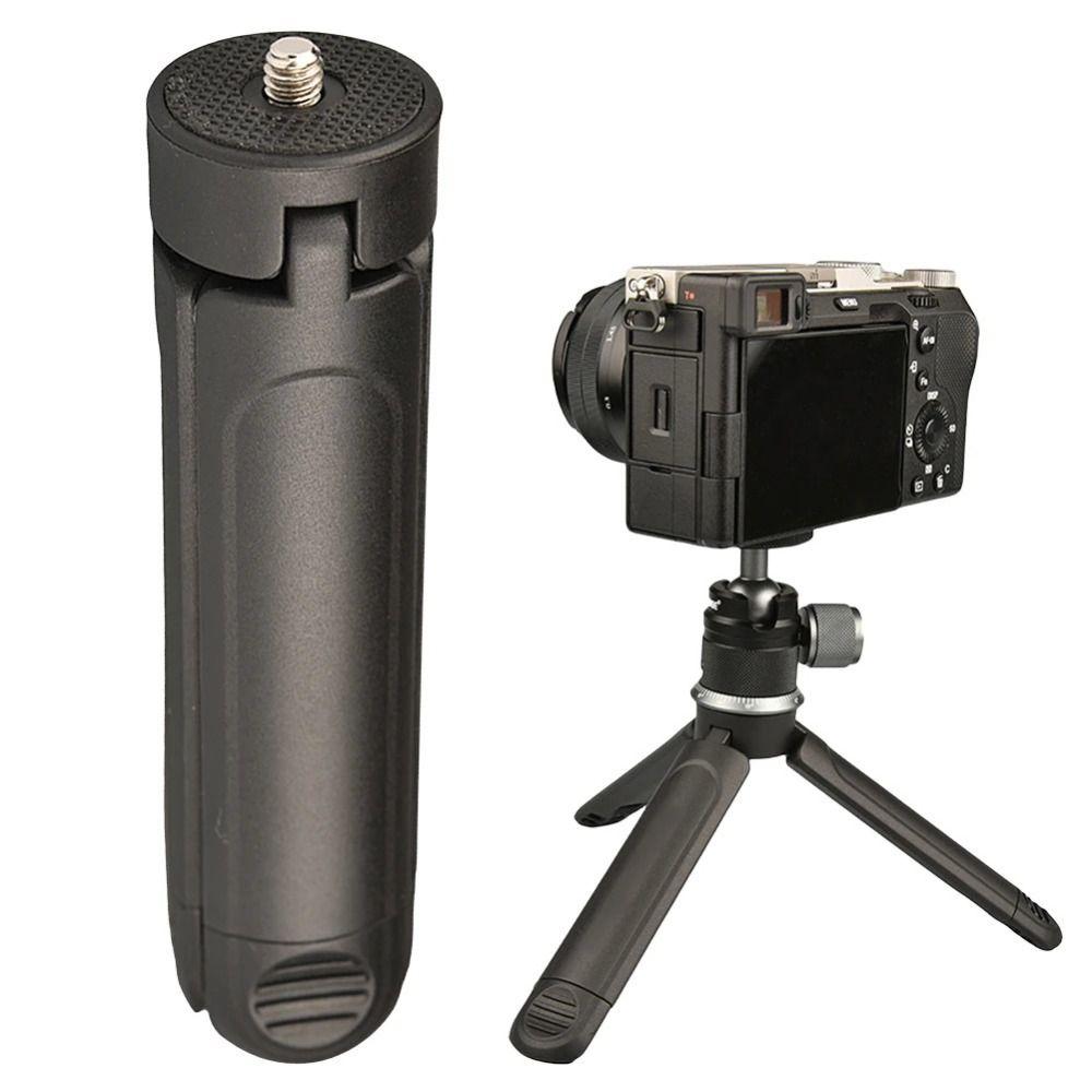 1/4 inch Screw Desktop Stand Tripod 360° Rotation Selfie Stick Camera Tripod Live Streaming