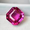 A++ Quality Natural Pink Tourmaline 8.50 Ct Certified Square Cut gemstone