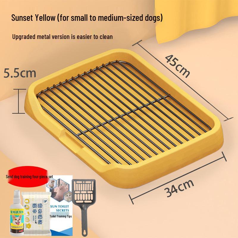 Flat Dog Toilet Urine Tray for Small To Medium Dogs – Ideal Pet Poop Solution