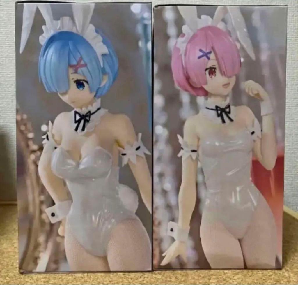 [USED] Re:Zero Ram and Rem 4 Figures *BiCute Bunnies