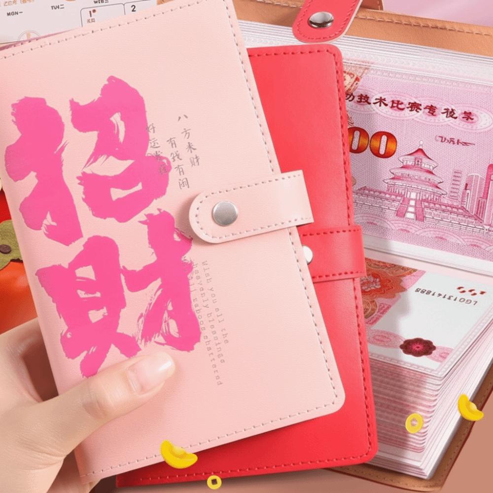 Large Capacity Binder Cash Organizer Waterproof Savings Challenge Binder  Cash Storage