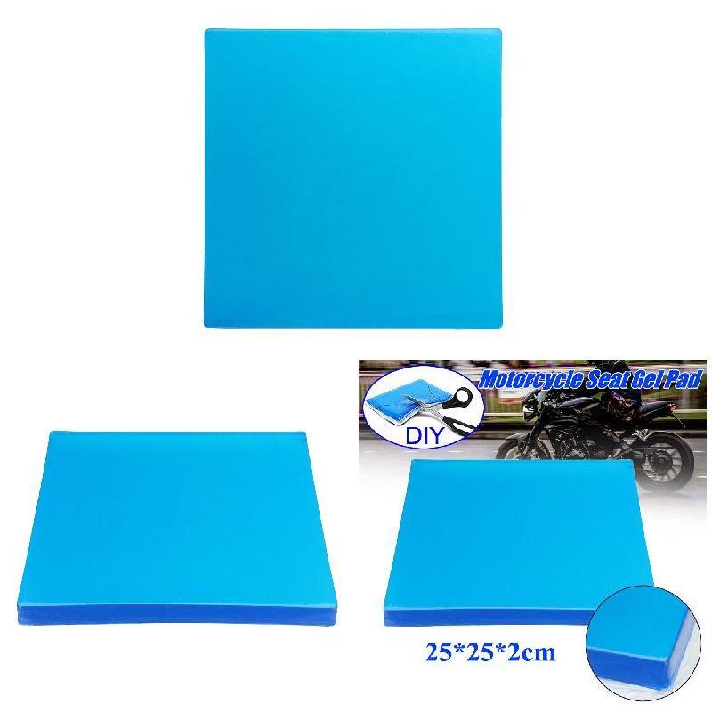 Motorcycle Seat Gel Pad Seat Cushion Shock Absorption Mats Reduce Fatigue Comfortable Soft Cushion Cool DIY Pad Motorbike Seat