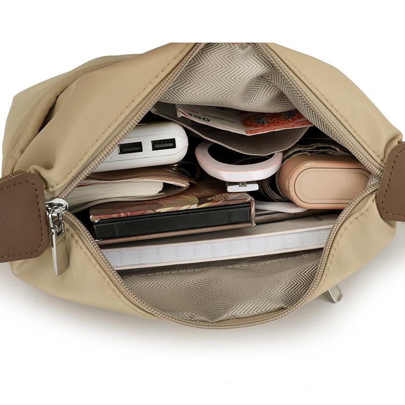 Women's Lightweight Crossbody Bag Solid Color Shoulder Bag