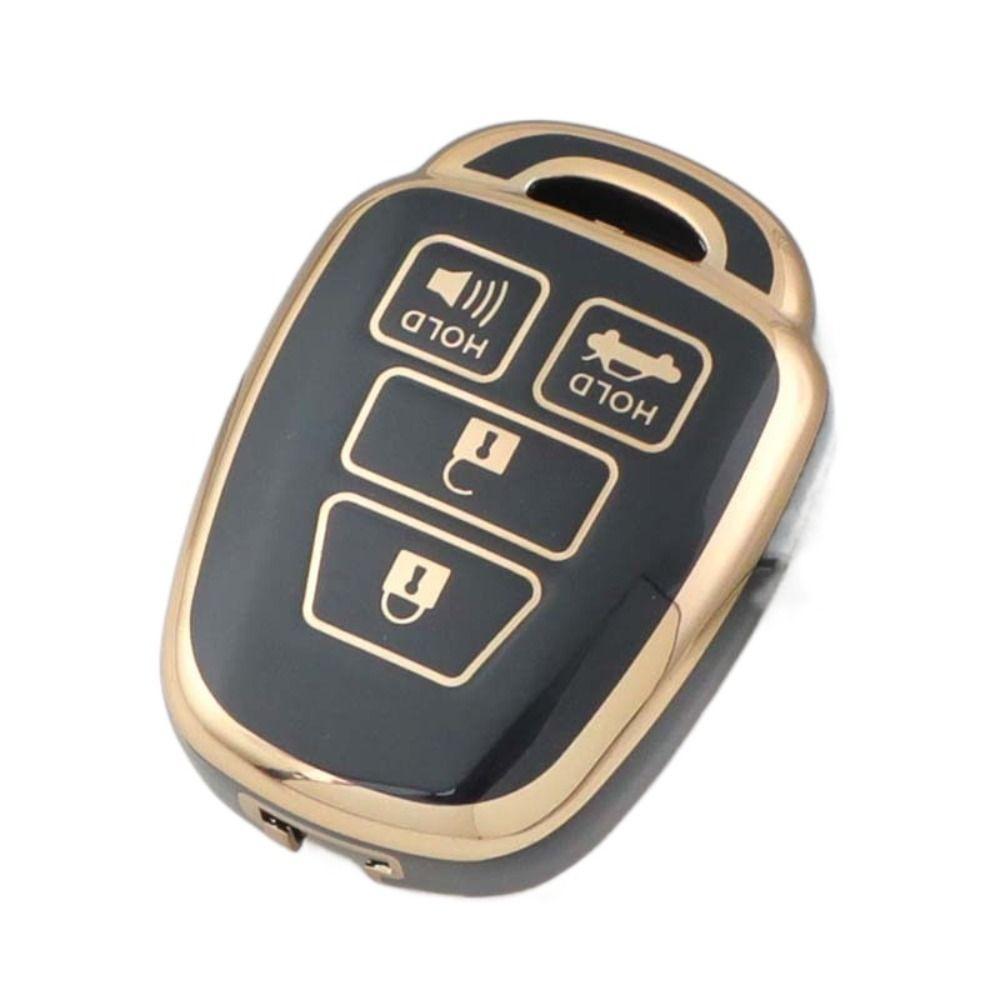 New 2/3/4 Butoons Car Key Case for Toyota/Corolla/Camry 2014 2015 Car Accessories Soft TPU Key Cover Shell Key Protector