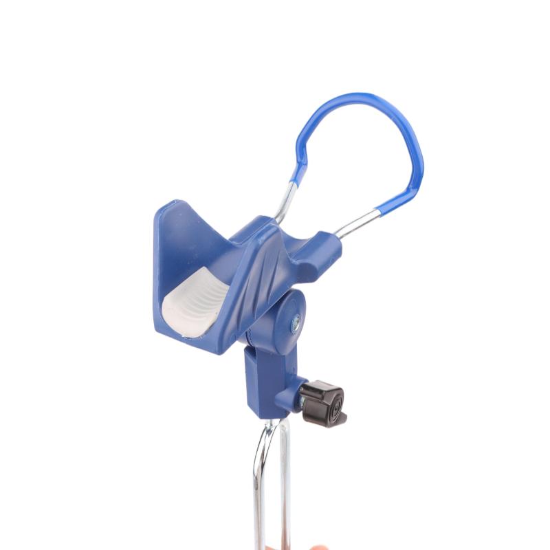 1Pc 360 Degree Adjustable Aluminum Alloy Fishing Rod Holder Folding Fish Pole Stand For Fishing Ground Support