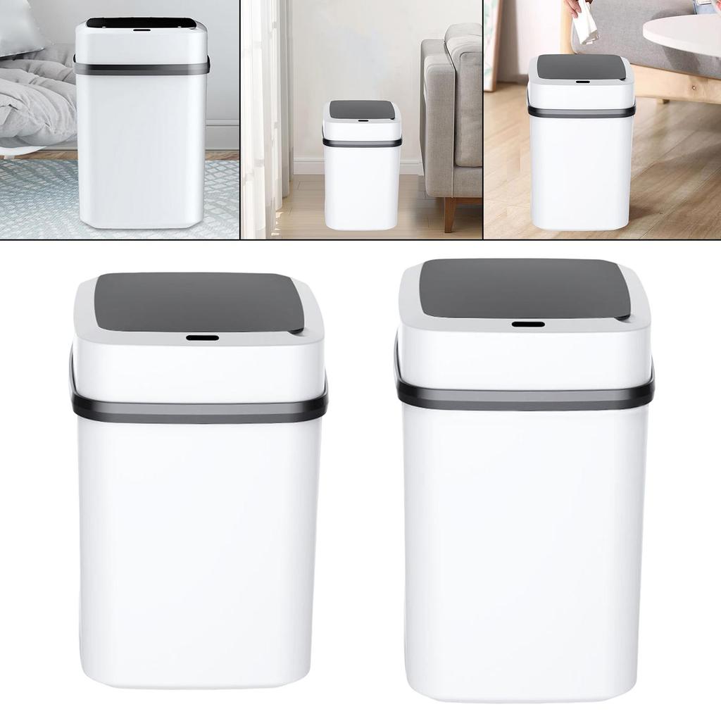 Touchless Dustbin for Bathroom, Bedroom Automatic Garbage Bin with , Small Motion Sensor Wastebasket