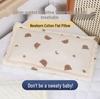 Universal Newborn Fleece Pillow: Soothing Doudou for 0-12 Months