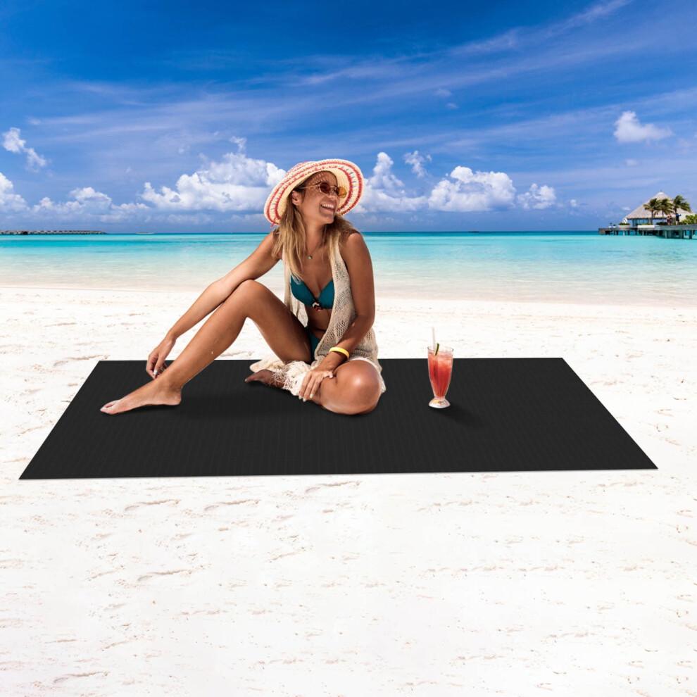 Waterproof Picnic Blanket, Sandproof Beach Mat, Large Outdoor Camping Carpet for Family Travel Beach Garden Use