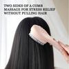 Portable Telescopic Comb White Pink Blue Scalp Massage Brush Self-Cleaning Hair Comb Women Salon Styling Tool Compact Magic Comb