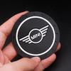 2Pcs Car Silicone Coaster Anti-Slip Water Cup Drink Mat For MINI Cooper JCW WORKS R55 R56 F55 F56 R57 R58 R59 R60 R50