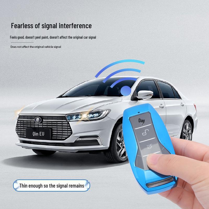 BYD Key Case Cover for Tang 2nd Gen, Song Pro, Qin Pro, and New Energy Models