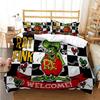 Cartoon Rat Fink Comfortable Duvet Quilt Cover Pillowcase Bedding Set Children Bedroom Decoration Home Textile