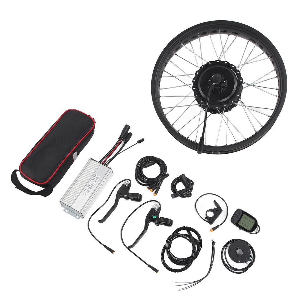 20 Inch Snowmobile Lithium Battery Modification 20 Inch 48V 750W Rear Wheel Electric Bike Motor