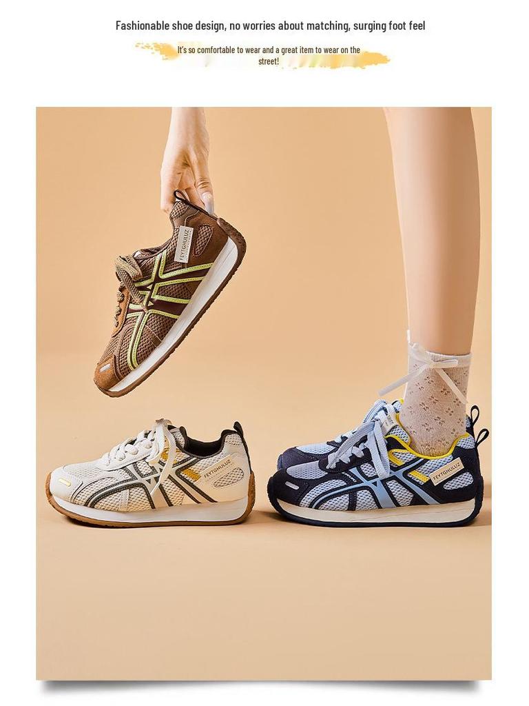 Retro Agande Women's 2025 Thick-Soled Breathable Running & Hiking Shoes