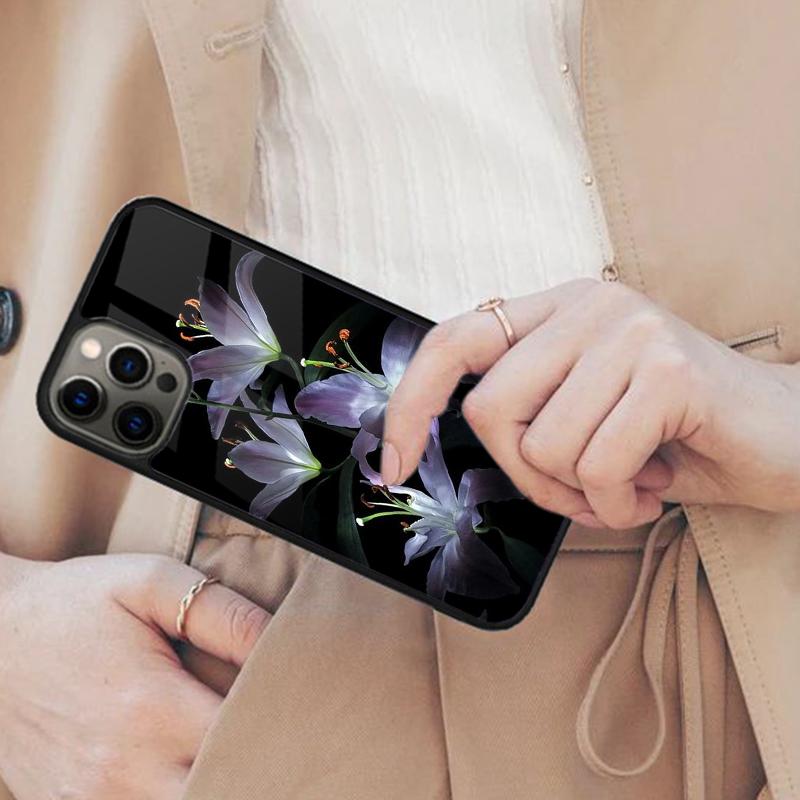 Lily Flowers Magnetic Phone Case For APPLE iPhone 17 Air 16 14 13 12 Pro Max 15 Plus Wireless Charge With MagSafe Cover