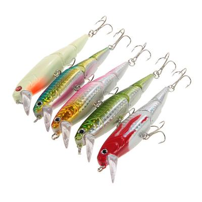 5 szt. Crankbait Swimbait Twarda przynęta Sztuczne przynęty Sprzęt wędkarski Crank Baits Przynęty z kotwiczkami