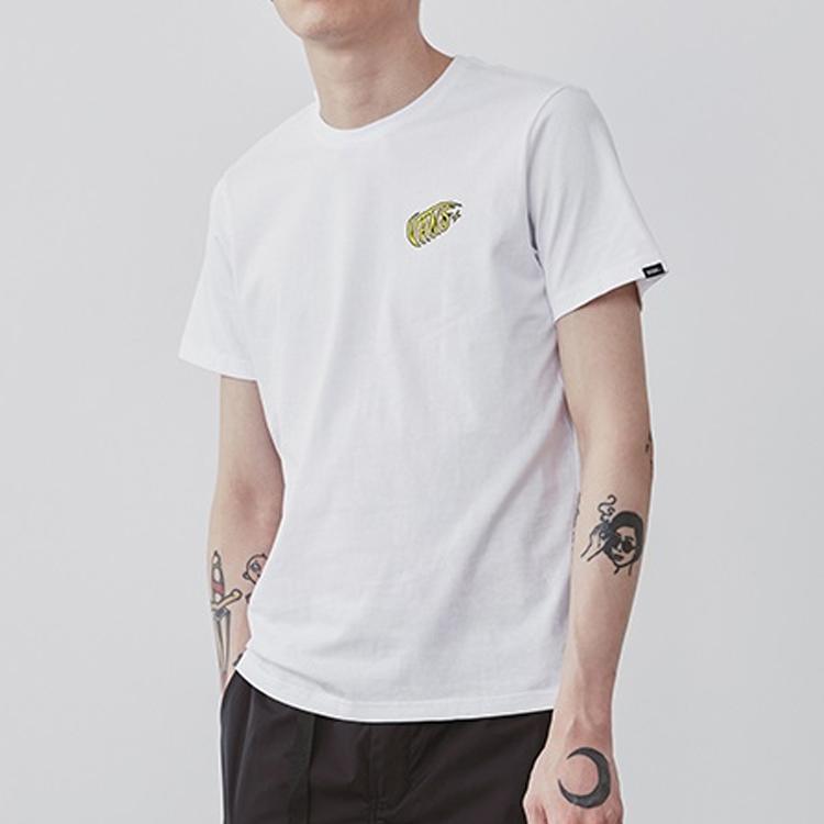 Vans Футболка с короткими рукавами OTW Artist Collaboration Cyclops Dwarf, топы унисекс, белые VN0A4P5EWHT