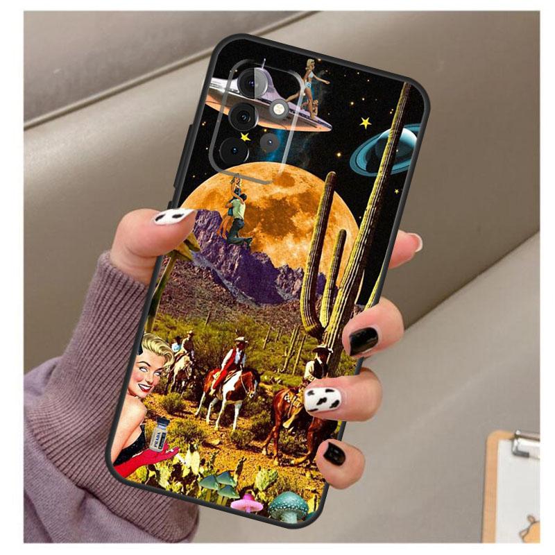 Space Cowgirl Case For Samsung Galaxy A13 A33 A53 A73 A14 A24 A34 A54 A72 A52 A32 A22 A12 A51 A71 A15 A25