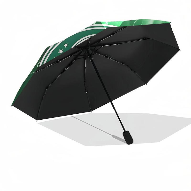 Palmeiras, Lightning- Automatic Opening and Closing, 8-rib Structure Portable Umbrella, Suitable for Men and Women in All Seasons - Perfect
