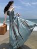Women's Bohemian French-Style Summer Travel Dress - Elegant Beach & Vacation Wear