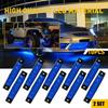 Blue Pods For Jeep Offroad Truck ATV UTV Boat LED Rock Underbody Wheel Light 20X