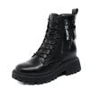 Inner Heightening Martin Boots Women's Shoes New Versatile Thermal Short Boots Autumn and Winter Velvet Snow Boots