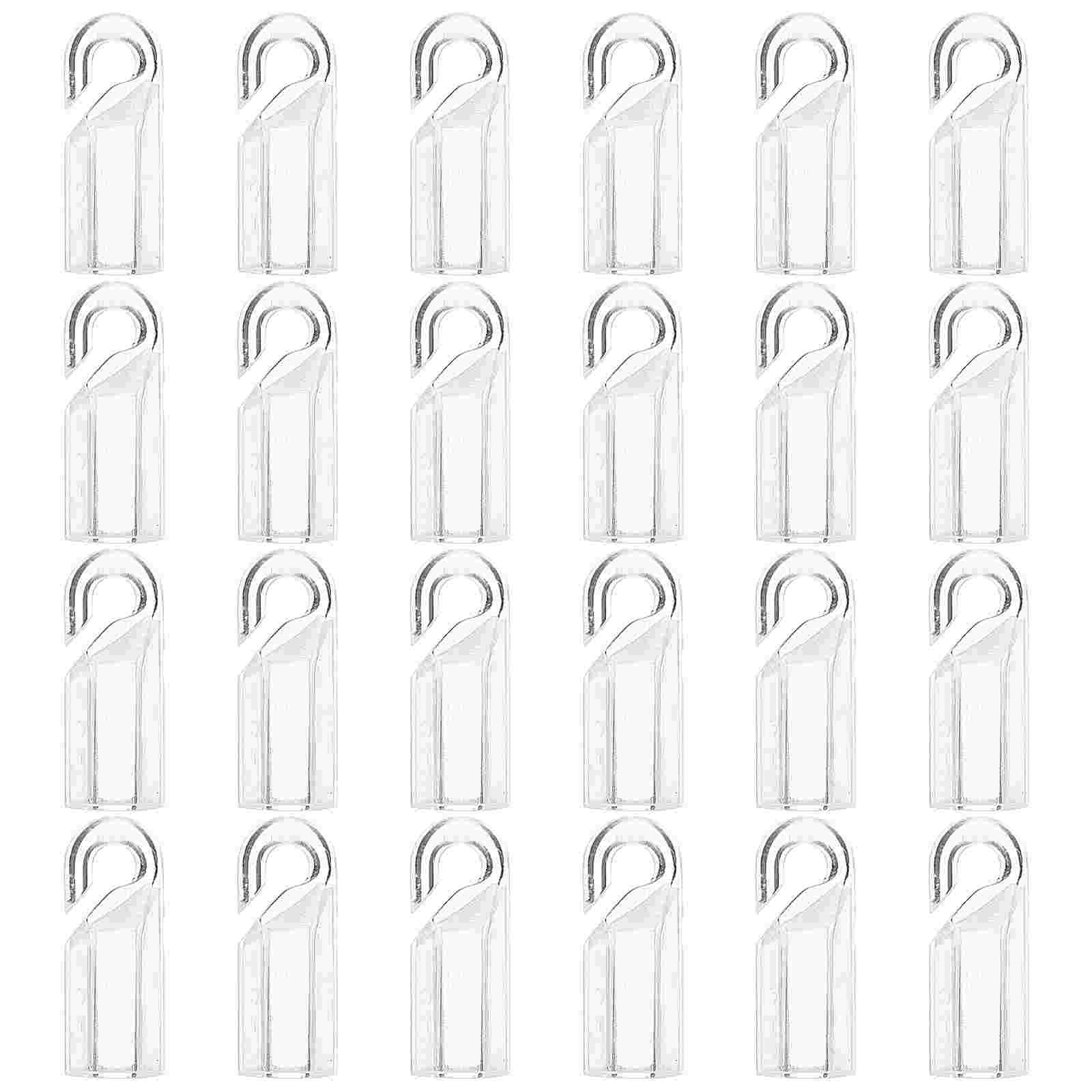 

Крючки для штор Наконечники Фиксирующие крючки Наклонный наконечник для палочки Ремонт Вертикальные жалюзи Палочка-стержень Инструменты для ремонта наклонной палочки прозрачный