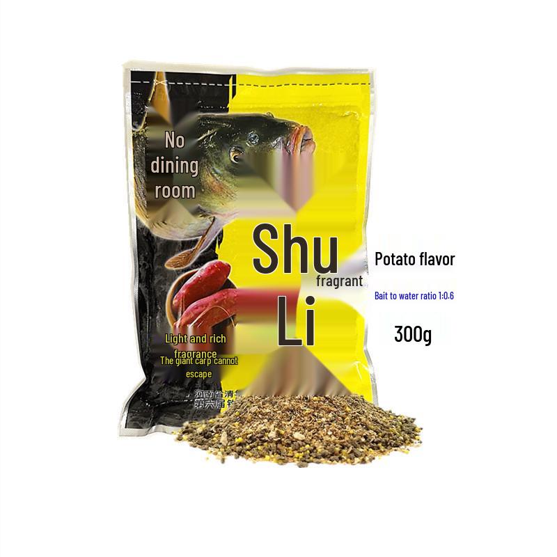 Potato Fragrance Carp Fishing Bait - 300g, Reservoir Pond, One Pack of 70 Bags