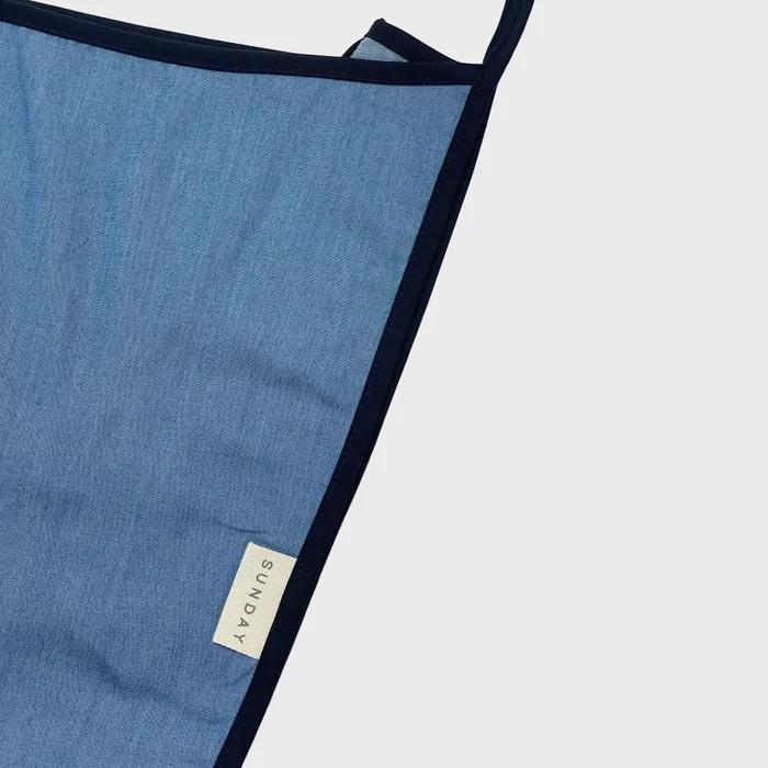 Safe Sunday Strap Shoulder Bag M (Denim Blue/Navy)