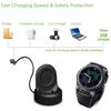 Kabellose Schnellladebasis für Samsung Gear S2 S3 S4 Frontier Uhr USB-Ladekabel für Samsung Galaxy Watch SM-R800 R810 R815