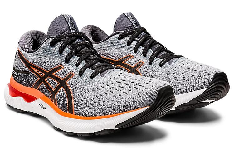 Asics Gel Nimbus 24 Sheet Rock Grey Shocking Orange 1011B359-020