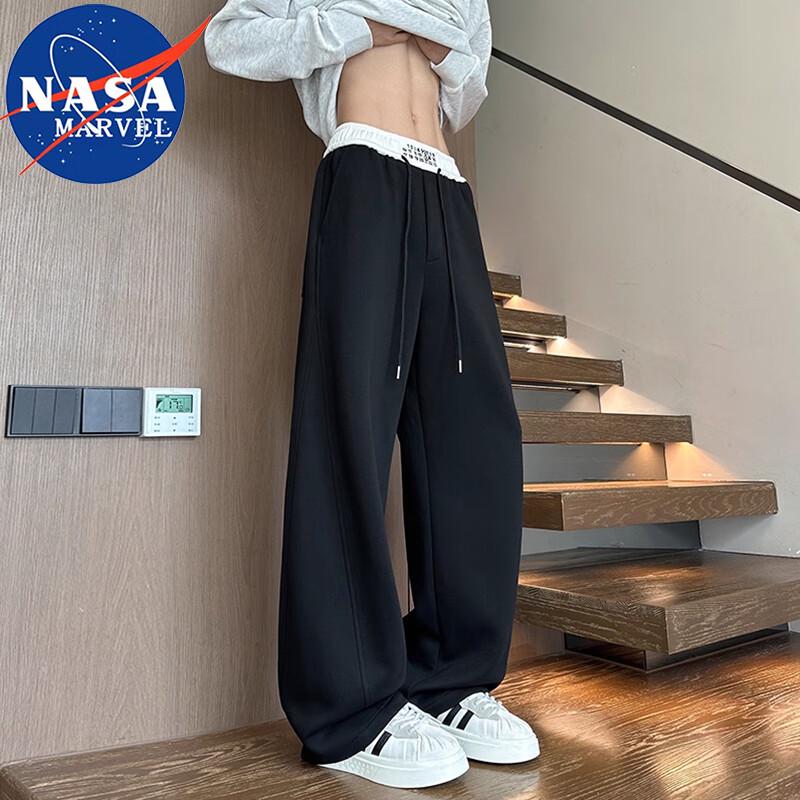 NASA MARVEL Men's Straight-Leg Casual Pants