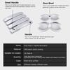 for Nissan Pathfinder R51 2004 2005 2006 2007 2008 2009 2010 2011 2012 Chrome Door Handle Cover Car Styling Accessories Stickers