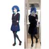 Lonely Rock Yamada Ryo Cosplay Costume Japanese Anime JK Uniform Set Sweater & Mini Skirt Outfit
