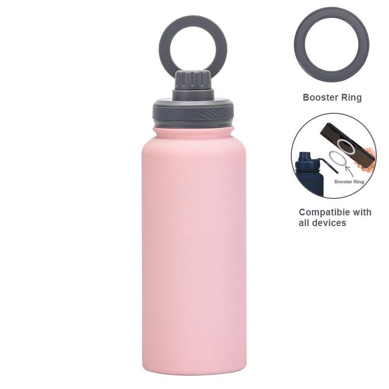 2026 Magnetic Mobile Phone Holder & 1L Stainless Steel Insulated Sports Water Bottle